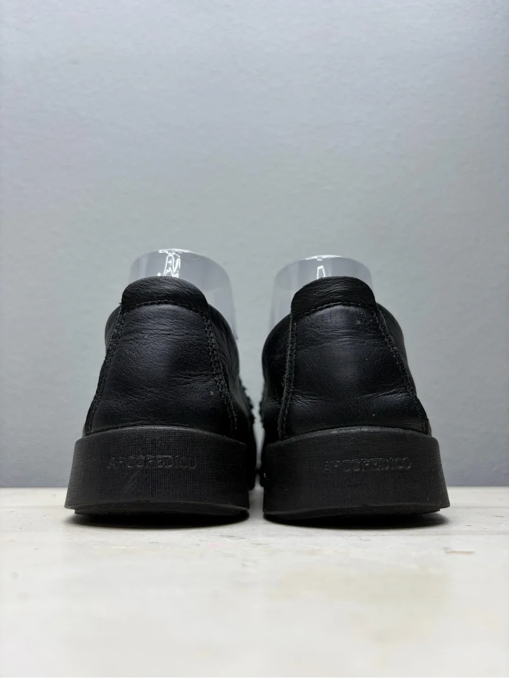 Arcopedico Shawna Black Leather Mary Jane Shoes Size 39